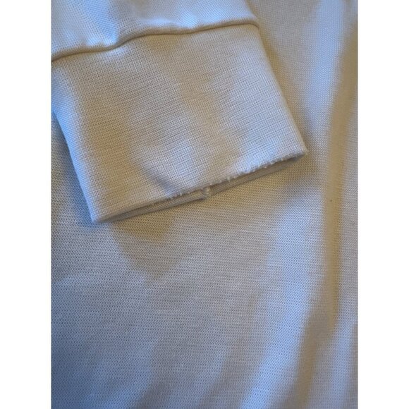 L.L. Bean Mens Long-Sleeve Beige Pullover Shirt Large Made In USA - Picture 4 of 5